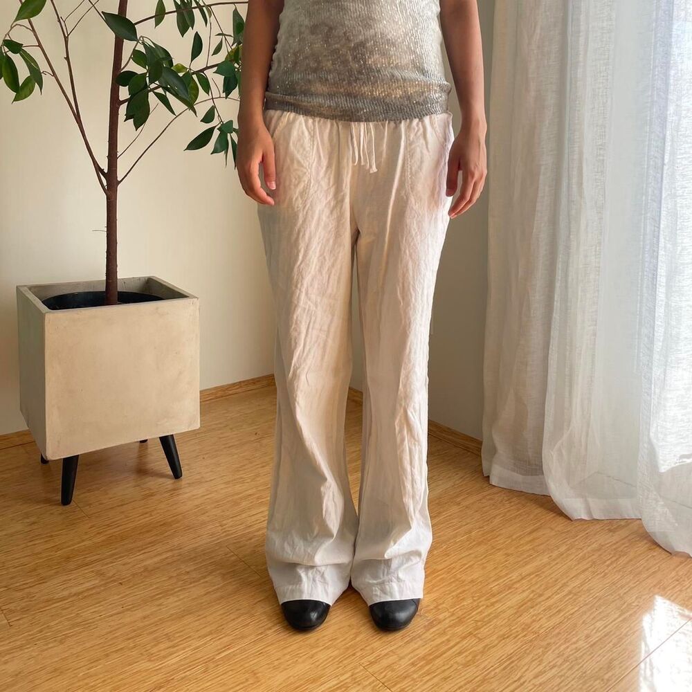 Bcx Women's Cream and White Trousers